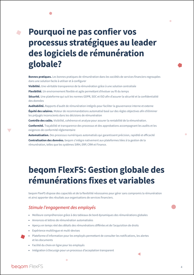 beqom FlexFS brochure